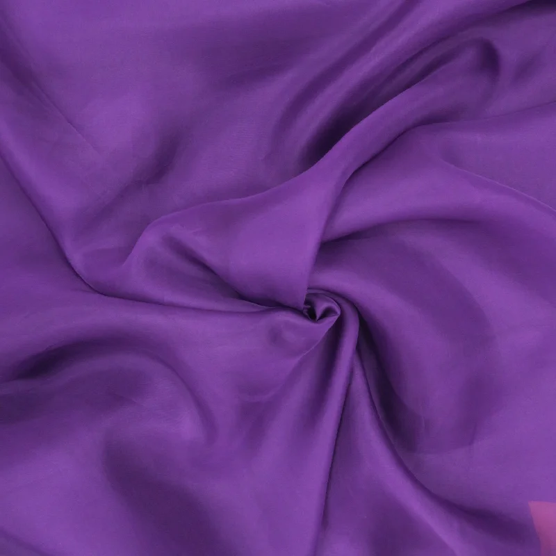 Solid Eggplant Silk Organza Fabric 54" 8mm Holiday unclassified dresses