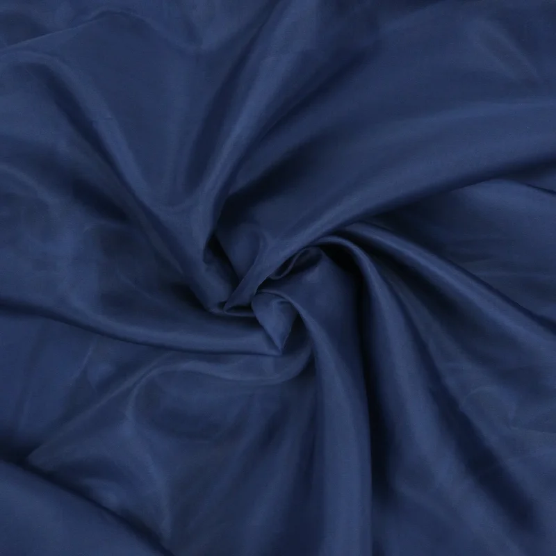 Solid Navy Blue Silk Organza Fabric 54" 8mm Women's unclassified dresses