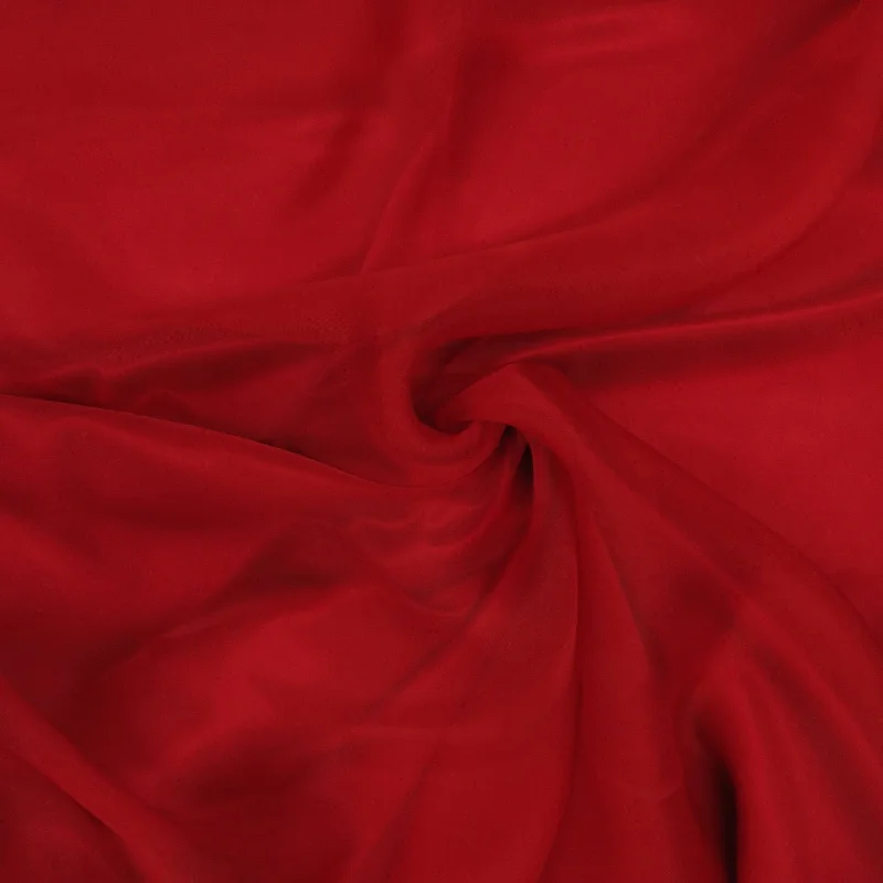 Solid Red Silk Organza Fabric 54" 8mm Lounge unclassified dresses