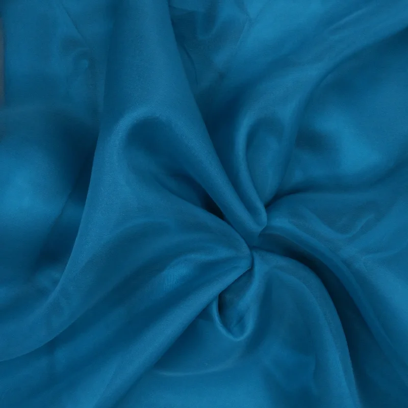 Solid Teal Silk Organza Fabric 54" 8mm Elegant unclassified dresses