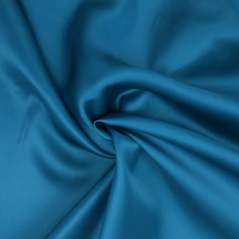 Solid Teal Silk Satin Organza Fabric 54" 12mm Cocktail unclassified dresses