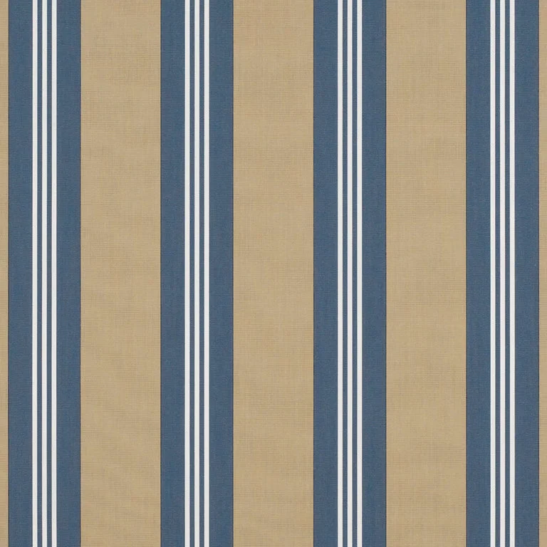 Sunbrella® Shade 4948-0000 46" SAPPHIRE VINTAGE BAR STRIPE Bold pattern unclassified dresses