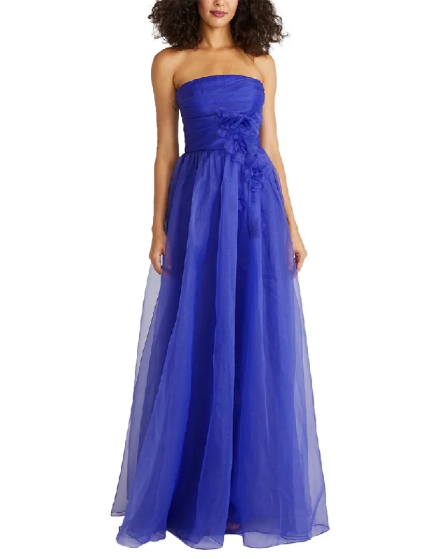 Theia Claudette Strapless Gown Holiday unclassified dresses