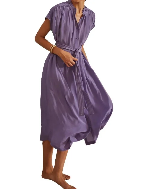 Valerie Dress In Purple Monochrome unclassified dresses