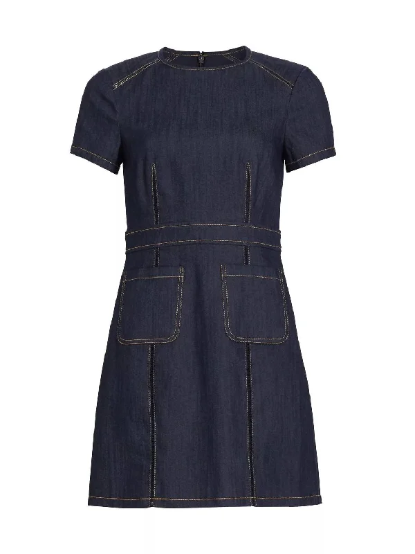 Women's Giana Dress In Indigo Neutral tone unclassified dresses