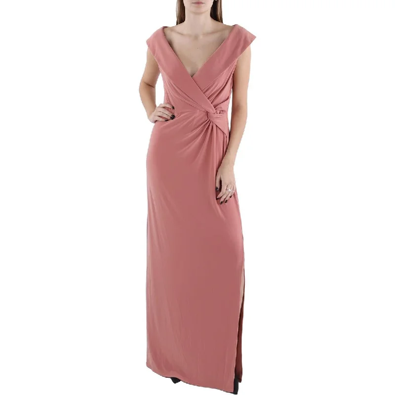 Womens Jersey Off-The-Shoulder Evening Dress One-shoulder unclassified dresses