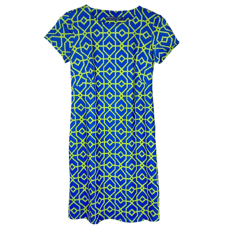 Women's Key West Dress In Bamboo Lattice Royal Pear Y2K unclassified dresses